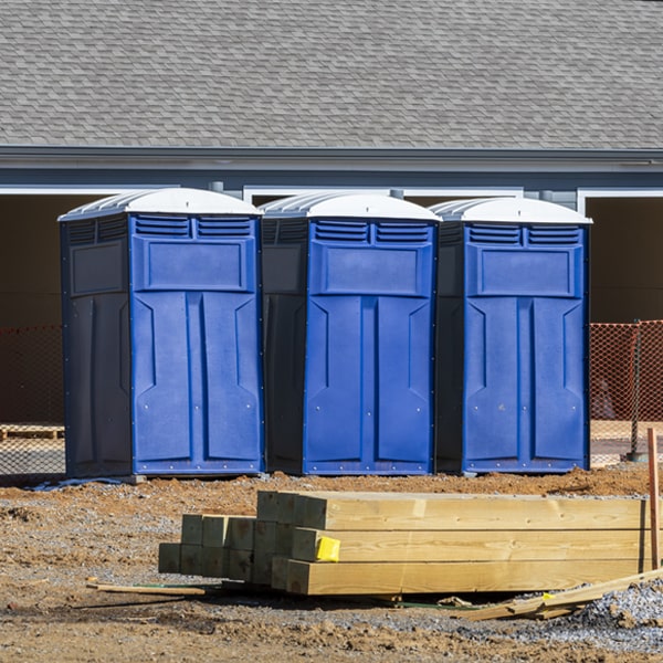 are there any restrictions on what items can be disposed of in the portable restrooms in Alburgh Vermont